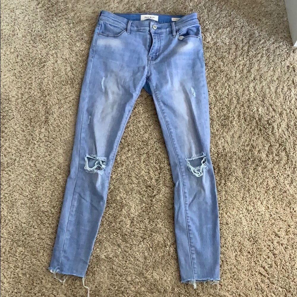 Light blue jeans